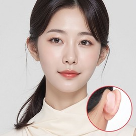 Fairy Ear Stickers: Beauty Tape for a Smaller Face Appearance Dual-Sided Flat Type 60P 1 Set (10 Sheets)