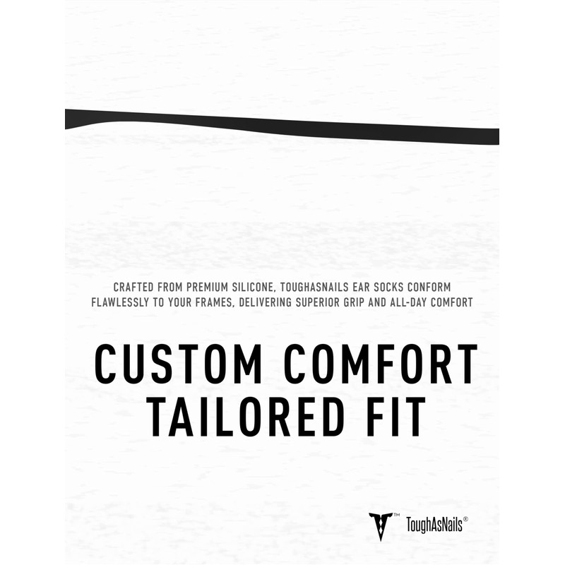 ToughAsNails Black Replacement Ear Socks for Oakley Arm Length 140mm