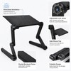 Adjustable Folding Laptop Desk for Bed and Sofa – Portable