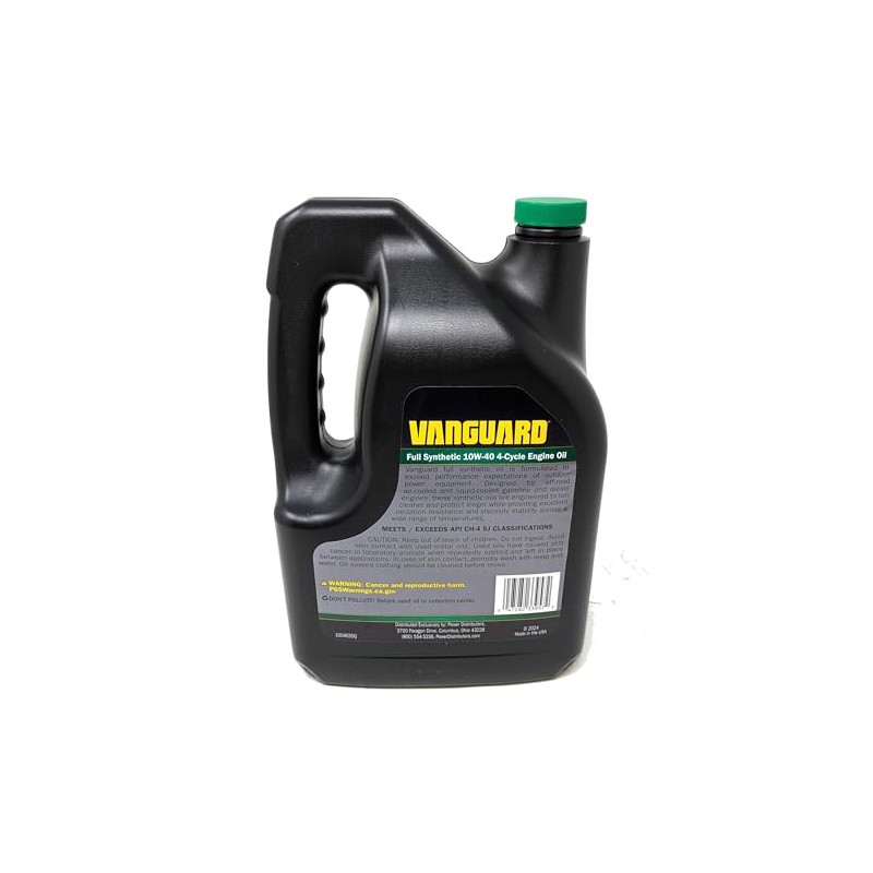 Vanguard 5-Quart 10W-40 Full Synthetic Engine Oil