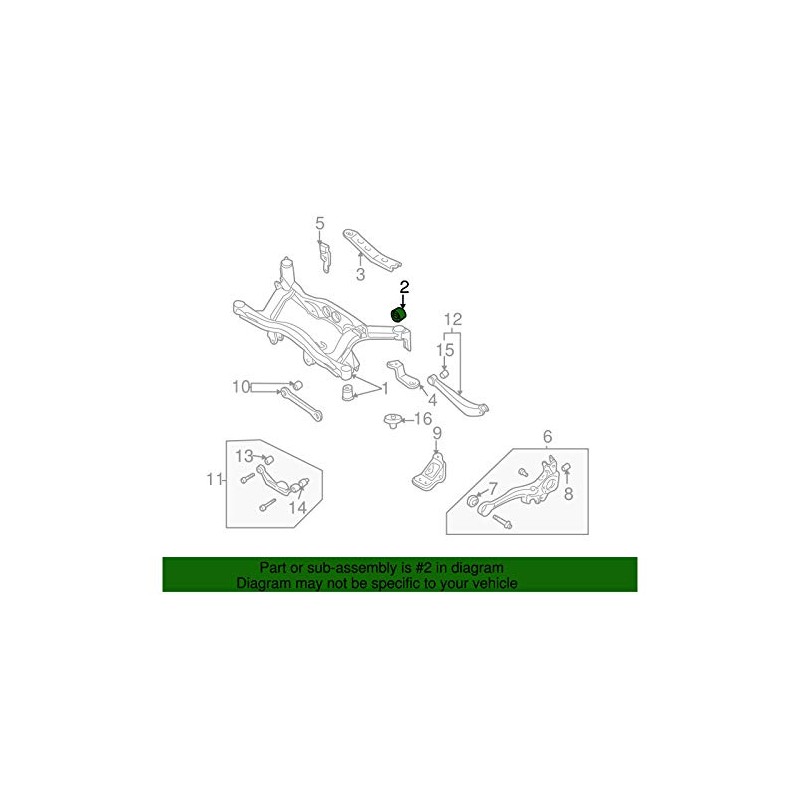 Subaru Genuine 41322AE01D Hose Assembly, 1 Pack