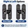 3D Adjustable Hidden Door Hinge for Solid Wood Doors –