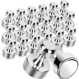 Pack of 18 Magnets Strong, 12 mm x 16 mm Small Magnets Extra Strong, Magnets Strong Hold Neodymium Magnets, Fridge Magnets, Magnets for Magnetic Board, Whiteboard Magnets for Pin Board, Pegboard