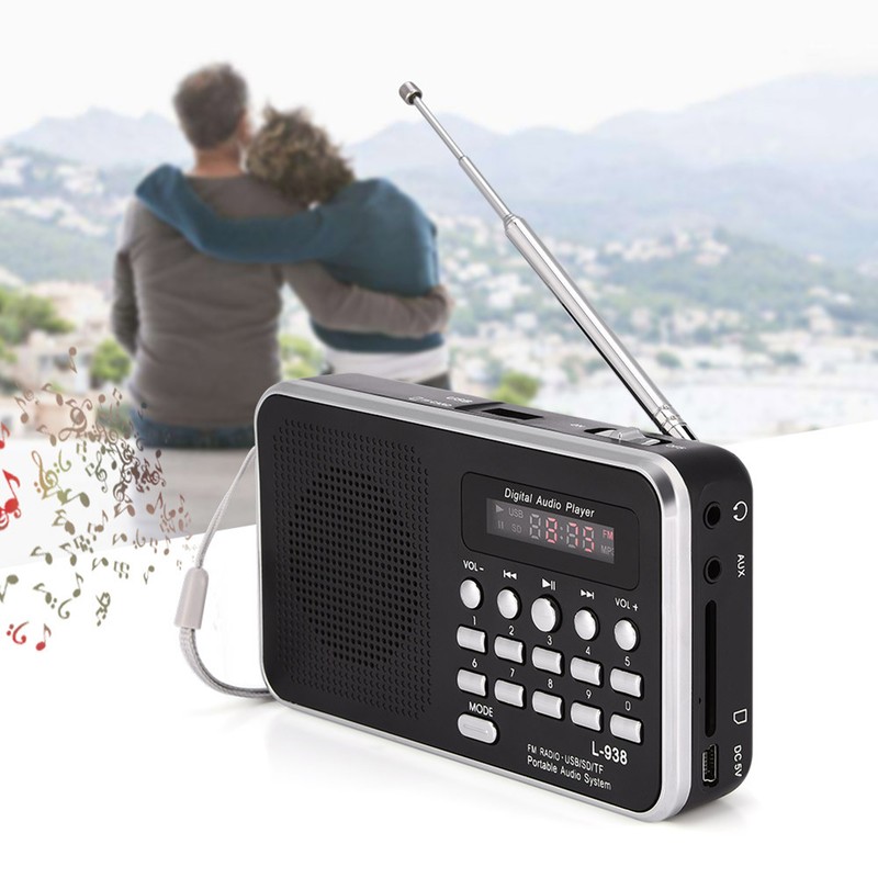 Portable Digital Audio Player HiFi Music Speaker Support FM Radio