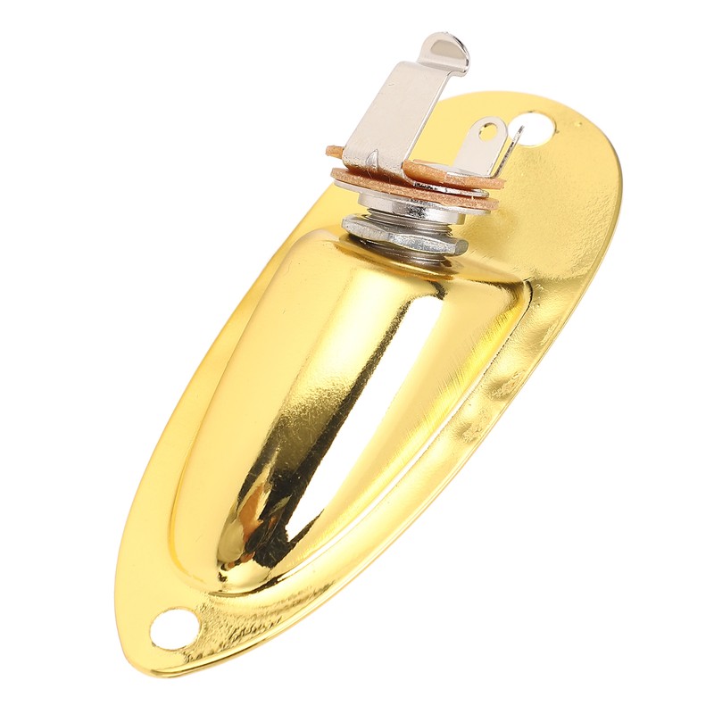 Guitar Input Jack Boat Style 6.35mm Metal Electric Guitar Input