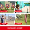 Happybuy 20" 5-Layer Archery Target, Traditional Solid Straw Round Target