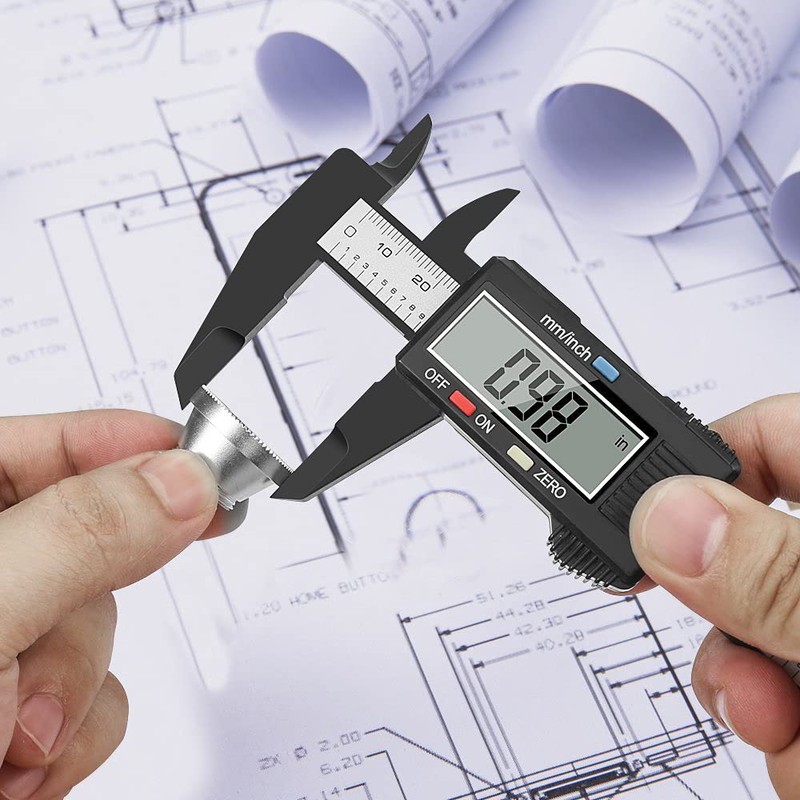 Mesee Digital Caliper, 150mm/ 6 Inch Accuracy LCD Digital Vernier