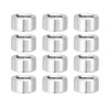 PATIKIL 12 Pcs Stainless Steel Spacers, 8mm ID x 12mm