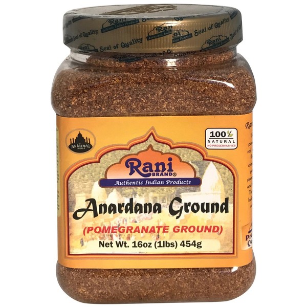 Rani Anardana (Pomegranate) Coarse Ground, Indian Spice 16oz (1lb) 454g