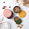 Ever Eco Stainless Steel Round Nesting Containers, Rise Collection 3