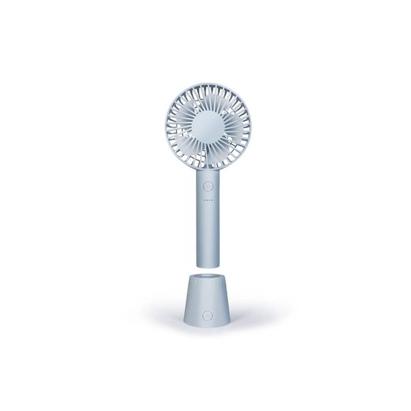 HAC HAC4806A Handy Fan with Rotating Stand, Blue, Portable Fan,