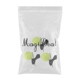 COJJ Set of 3 Tennis Balls with String Tennis Trainer Replacement Ball Equipment