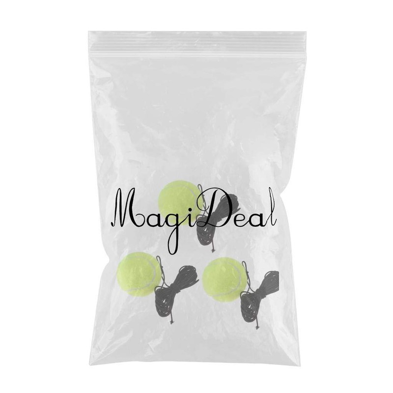 COJJ Set of 3 Tennis Balls with String Tennis Trainer