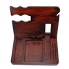 Wood Phone Docking Station Clear Texture Docking Station Organizer with