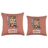Salmon King Funny Quote Fish Salmon Lover Throw Pillow