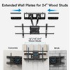 Full Motion TV Wall Mount Articulating Arms Swivel Tilt Rotation