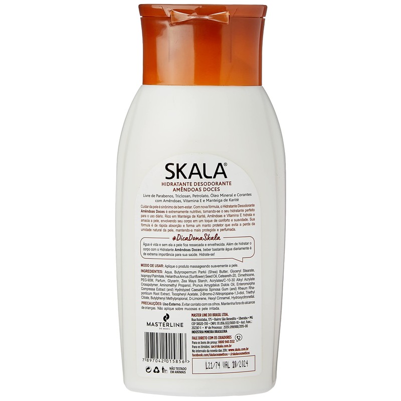 Skala Moisturizing Body Cream Sweet Almond Collagen 400ml