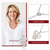 Preserved Rose Gifts Set Includes 925 Sterling Silver Necklace with