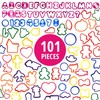Wilton Cookie Cutters Alphabet Numbers and Holiday 101-Piece Set