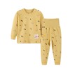 YANWANG 100% Organic Cotton Baby Boys Girls Pajamas Set Long