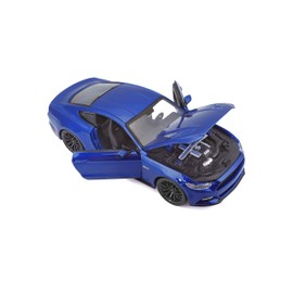 Maisto Ford Mustang GT (2015) Model Car 1:24 Scale Moving Doors and Bonnet 20 cm Blue (531508B)