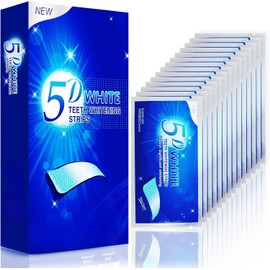 Teeth Whitening Kit, Teeth Whitening Strips, Tooth White Strips Pack for 14 Treatments, Safe On Enamel, Easy to Use Home Tooth Whitening kit, Advanced 5D Technology Teeth Whitening Kit