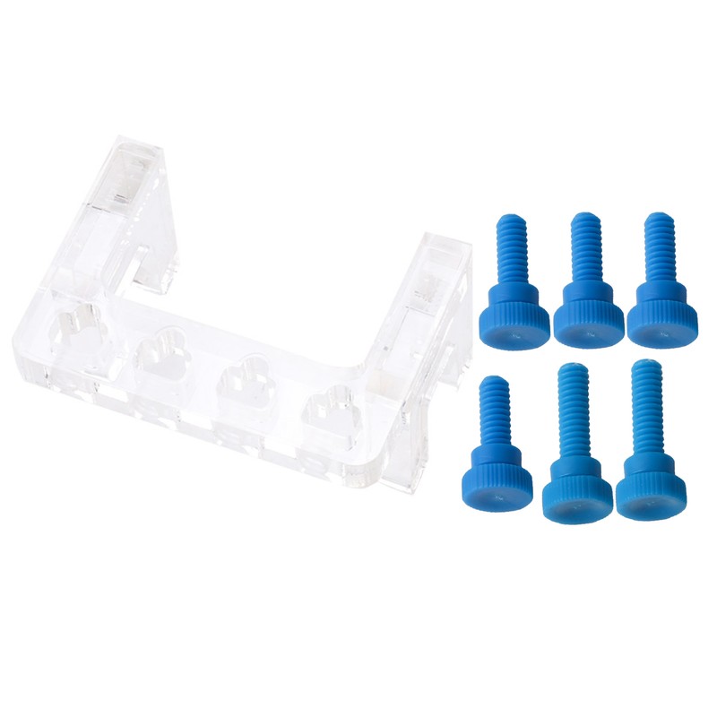 Acrylic Aquarium Soft Tube Fixture Holder for Holding Dosing Pump