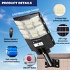 3200W Solar Flood Lights Outdoor [25000LM Super Bright] with Motion