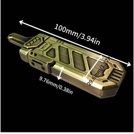 FELIXCONN Metal Splitting Sword: Adult Stress Relief Fidget Toy | Magnetic Ejection Push Slider EDC Desk Gadget with Satisfying Click Sounds | Non-Sharp Metal Gift