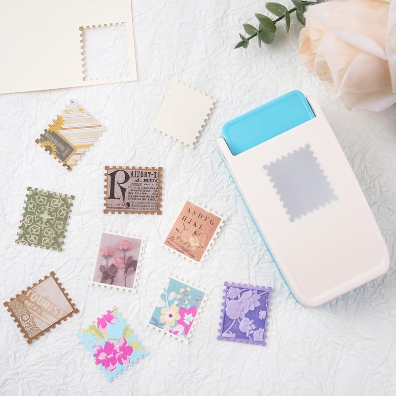CHYG Craft Punch Stamps, Large, Hole Punch Square, Stamp Punch,