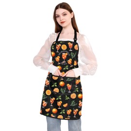 BDPWSS Aperol Spritz Gift Aperol Spritz Summer Drink Cocktail Gift They See Me Aperollin' They Hatin' Cocktail Party Apron (Aperollin hatin apron)