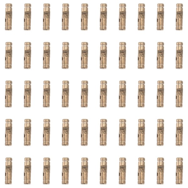 DOITOOL 50PCS Hidden Furniture Hinge Brass Concealed Barrel Hinges Invisible