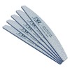 TNBL Nail File Professional Quality (100/180 Grit Half Moon Zebra)