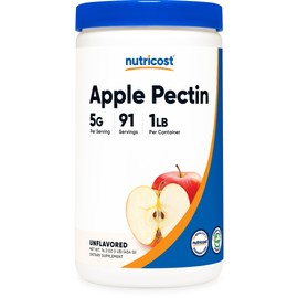 Nutricost Apple Pectin Powder Unflavored (1 Pound) - 5G Per Serving, Gluten-Free, GMO-Free
