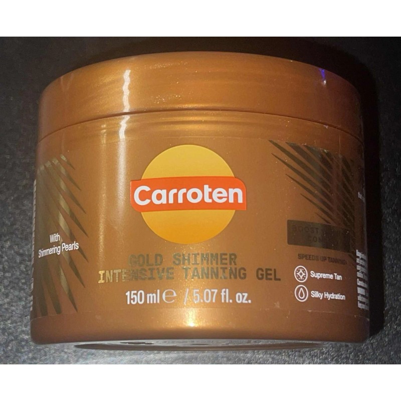 Carroten Gold Shimmer Intensive Tanning Gel SPF0 5.07 fl oz