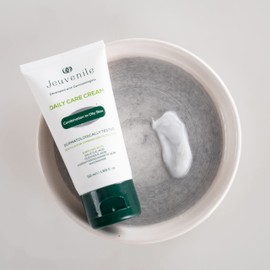 Jeuvenile Daily Care Cream for Oily Skin and Combination Skin, Moisturises, Balances Sebum Production, Oil-Free, Nourishing Face Cream, for All Skin Types, 50 ml