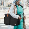 CURMIO Nurse Tote Bag, Portable Medical Bag with Shoulder Strap
