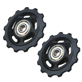 2 x 13T Bicycle Gear Mech Pulley Jockey Wheels Cycling Derailleur Jockey Wheels Rear Wheel Pulleys Speed Derailleur for Most Bicycles