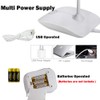 LED Table Lamp,Portable Eye-Protected Flexible Gooseneck Small Desk Lights for