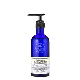 NEAL'S YARD REMEDIES Palmarosa Facial Wash (Gel Facial Cleanser for Sebum Care), Face Wash