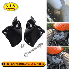 Unbranded Air Deflectors Heat Shield For Harley Softail Heritage Classic Fat Boy FLSL FXBB