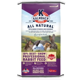 Kalmbach Feeds 18% Best in Show Rabbit Feed for All Rabbits, 50 lb Bag