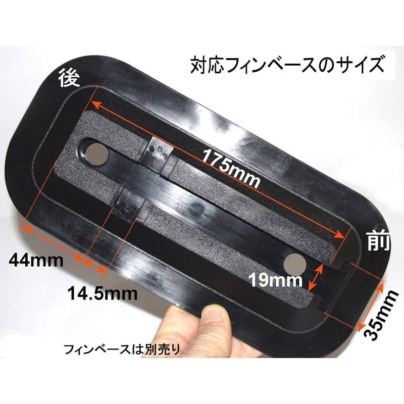 4.7 inches (12 cm) Inflatable SUP Dedicated Center Fin Can
