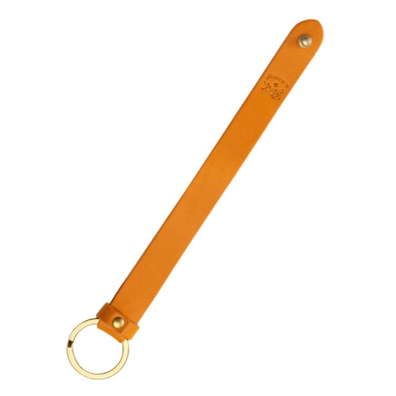 IL BISONTE Key Chain, Key Ring, Leather, Genuine Leather, Cowhide