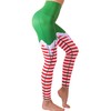 COOLOMG Women's Christmas Leggings Ugly Santa Funny Costume Tights Full-Length