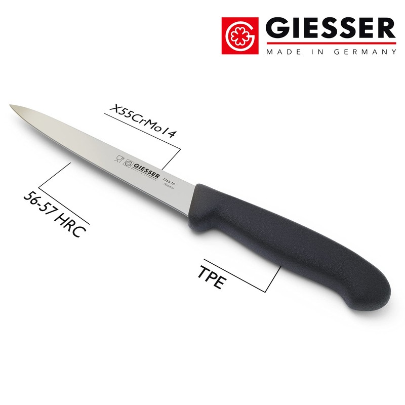Giesser seit 1776 - Made in Germany - Filiermesser schwarz,