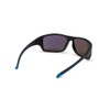 Timberland Men's TB9217 Polarized Wrap Sunglasses, Black, 61mm, 16mm, 135mm