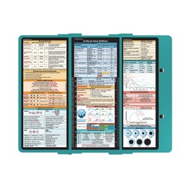 Whitecoat Clipboard® - Critical Care Edtion (Tri-Fold, Teal)
