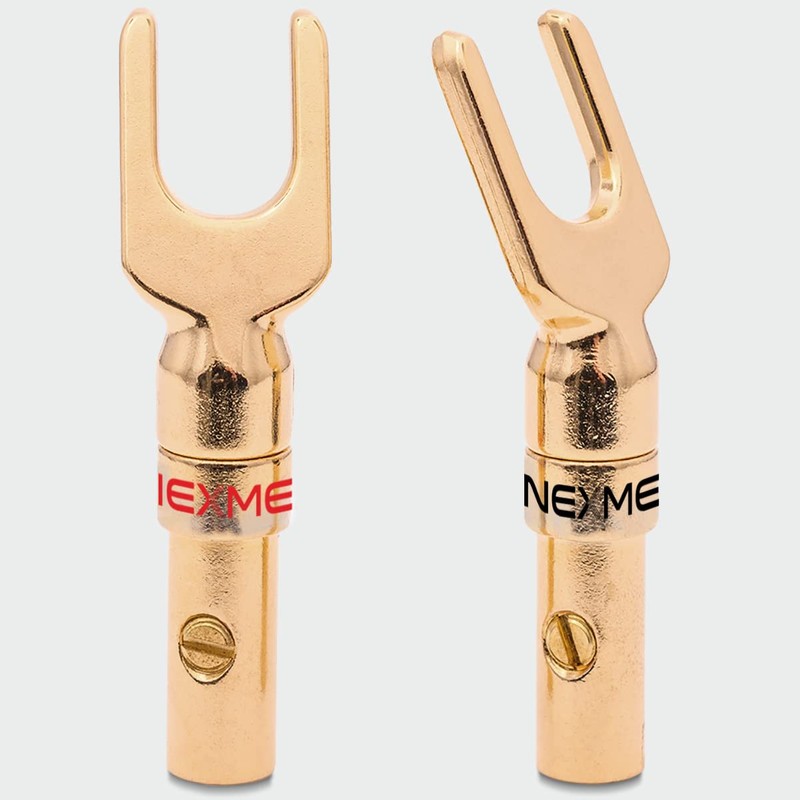 NEXMEX Cable lugs, fork lugs, set of 2, Y-connector connector,