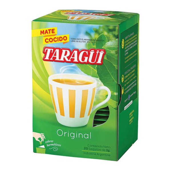 Yerba Mate Taragui Cocido Teabags
